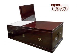 500 lb. custom for Cremation Casket, 28" H 34" W (doorway size), With herringbone beading, 300 base molding, & Antique gold handles