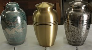 1. Doves and Blue Dome 2. Classic Bronze 3. Silver Antique