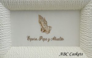 Praying Hands with Custom Embroidery